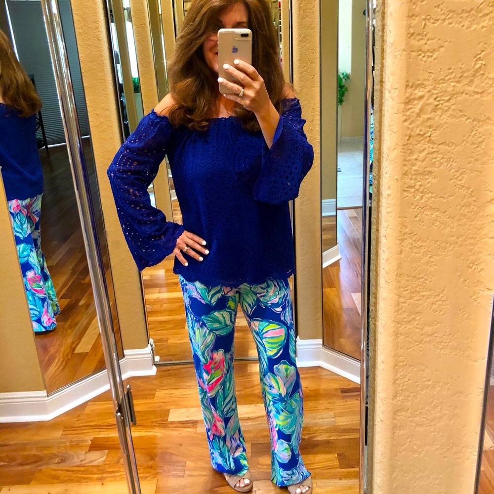 Lilly Pulitzer pants.